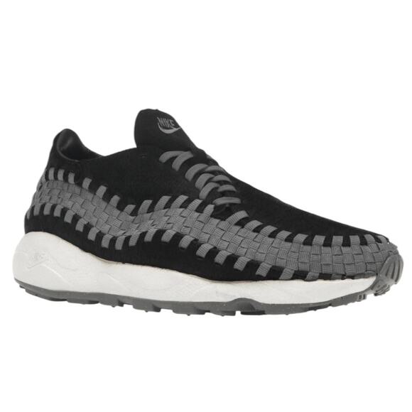 NWOT Nike Women’s Air Footscape Woven Sneaker Black/Grey – Sz 8 - Picture 1 of 11
